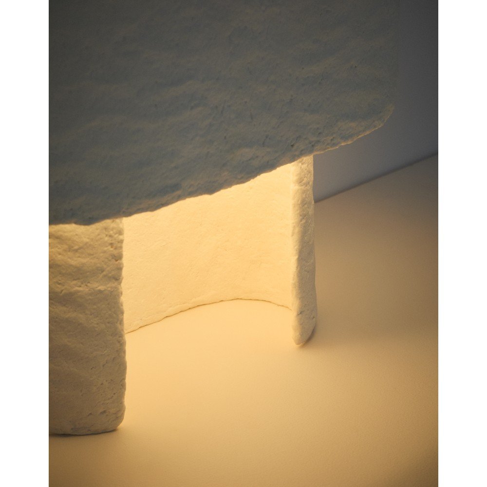 Biała lampa stołowa (wysokość 37,5 cm) Bedala – Kave Home (zdjęcie 8)