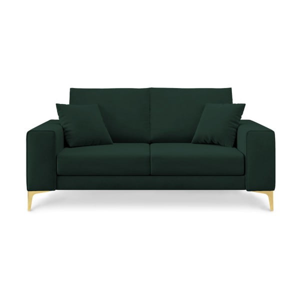 Zielona sofa 2-osobowa Cosmopolitan Design Basel