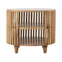 Okrągły stolik z litego drewna mango w naturalnym kolorze ø 60 cm Sali – Bloomingville