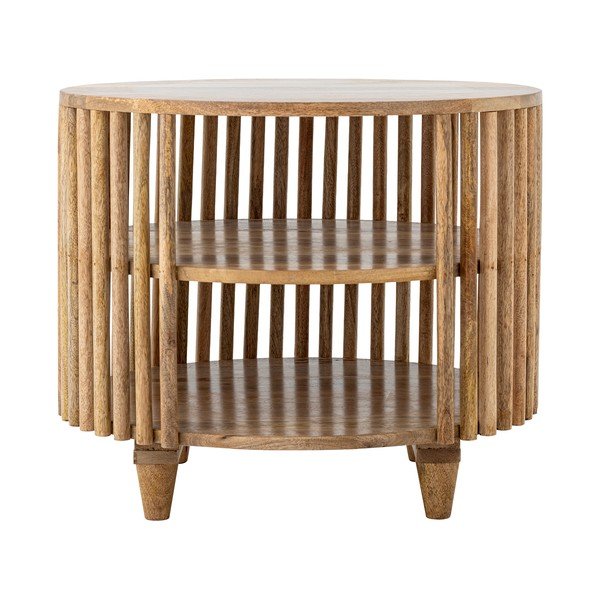 Okrągły stolik z litego drewna mango w naturalnym kolorze ø 60 cm Sali – Bloomingville