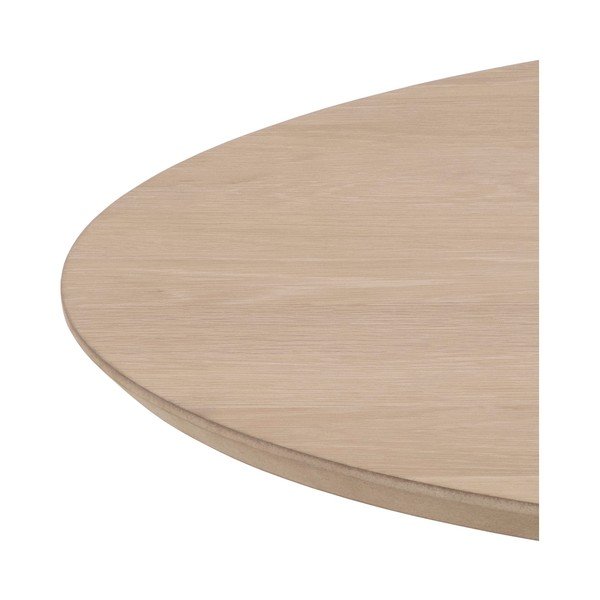 Okrągły stolik w dekorze dębu ø 80 cm Christo – Actona-image-3