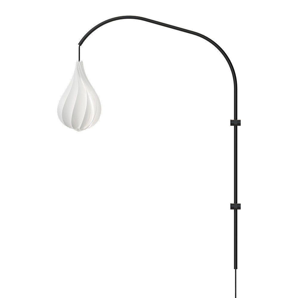 Czarny metalowy stojak na lampę 123 cm Willow – UMAGE (zdjęcie 4)