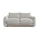 Jasnoszara rozkładana sofa 234 cm Ernest – Bobochic Paris