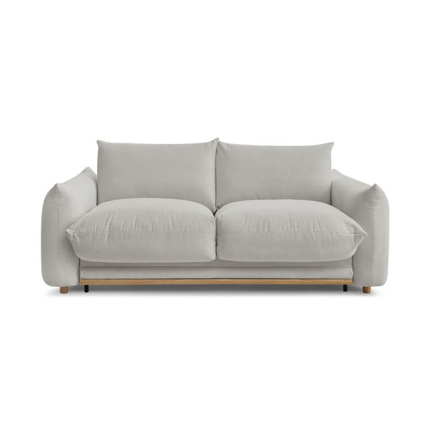 Jasnoszara rozkładana sofa 234 cm Ernest – Bobochic Paris