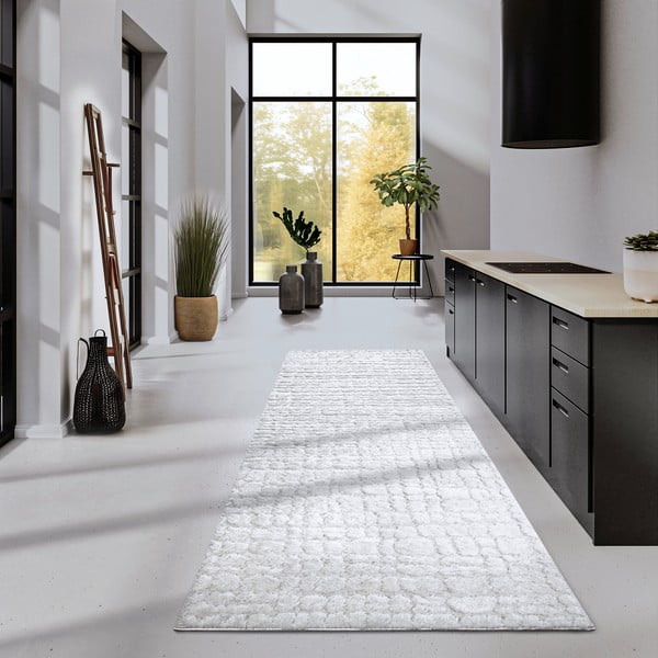 Kremowy chodnik 80x240 cm Artistique Cream White – Elle Decoration-image-1