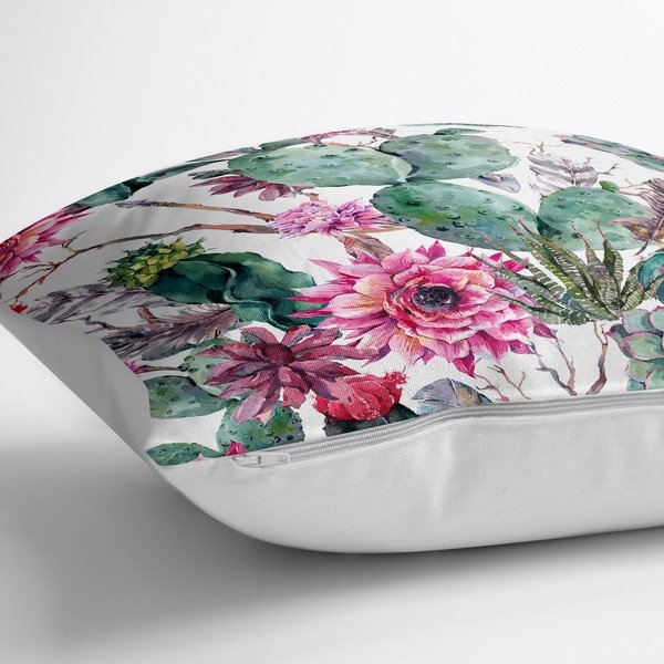 Poszewka na poduszkę z domieszką bawełny Minimalist Cushion Covers Bloom, 70x70 cm-image-1