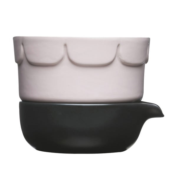 Porcelanowa doniczka Sagaform z miską do podlewania Sagaform-image-1