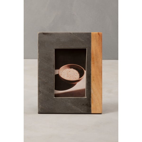 Szara kamienna ramka 18x23 cm Kata – Premier Housewares-image-1