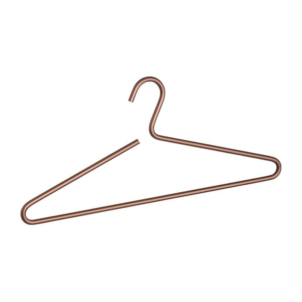 Aluminiowy wieszak na ubrania w kolorze miedzi Wenko Lux-image-1
