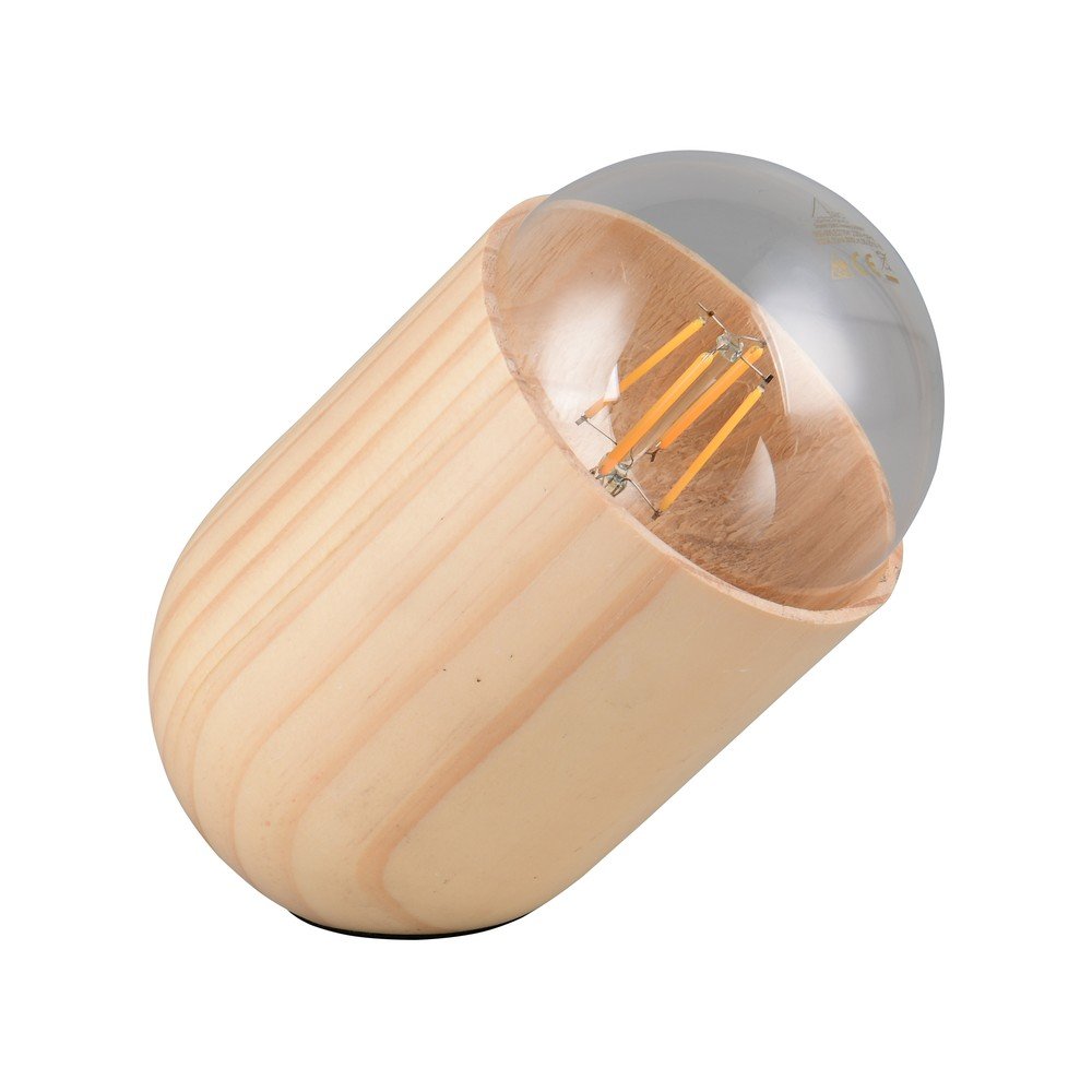 Beżowa lampa stołowa (wysokość 13,5 cm) Nara – Reality