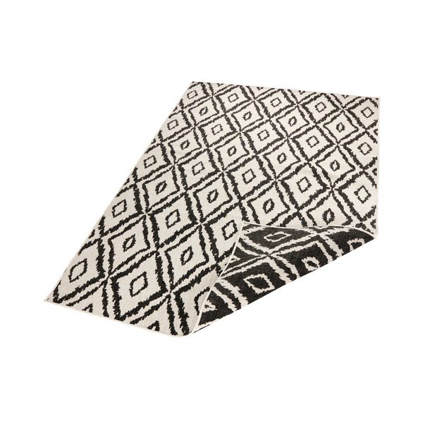 Brązowo-biały chodnik dwustronny odpowiedni na zewnątrz NORTHRUGS NORTHRUGS Rio, 80x150 cm-image-2