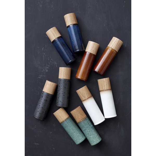 Zielony zestaw ceramicznych młynków do pieprzu i soli 2 szt. Gastro Green – Bitz-image-1