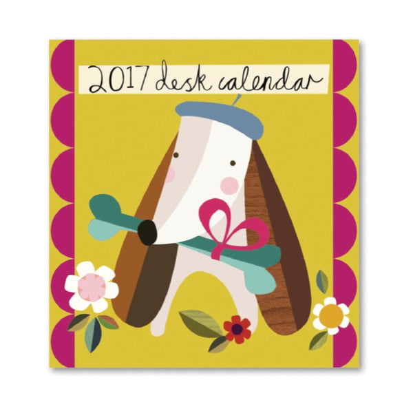 Kalendarz na stół Portico Designs Muchly Lovely