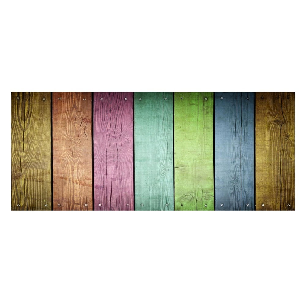Winylowy dywan Cocina Tablas de Colores, 50x120 cm