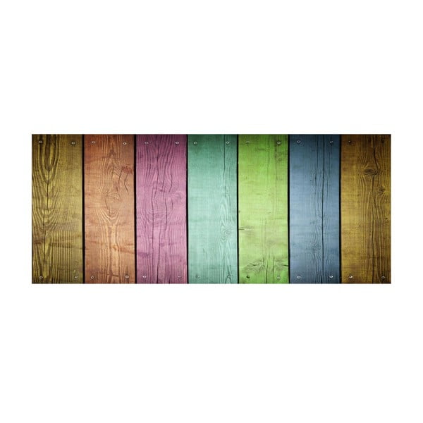 Winylowy dywan Cocina Tablas de Colores, 50x120 cm