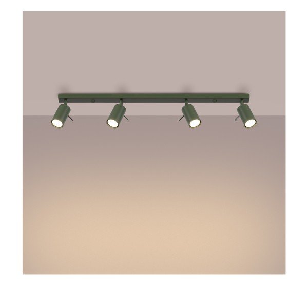 Zielona lampa punktowa 6x81 cm Etna – Sollux-image-3
