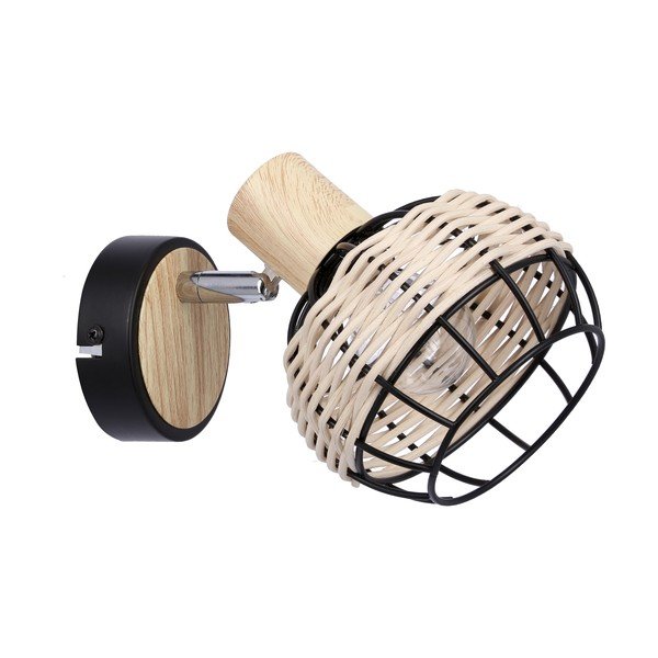 Czarno-kremowy kinkiet ø 12 cm Tajga – Candellux Lighting-image-2