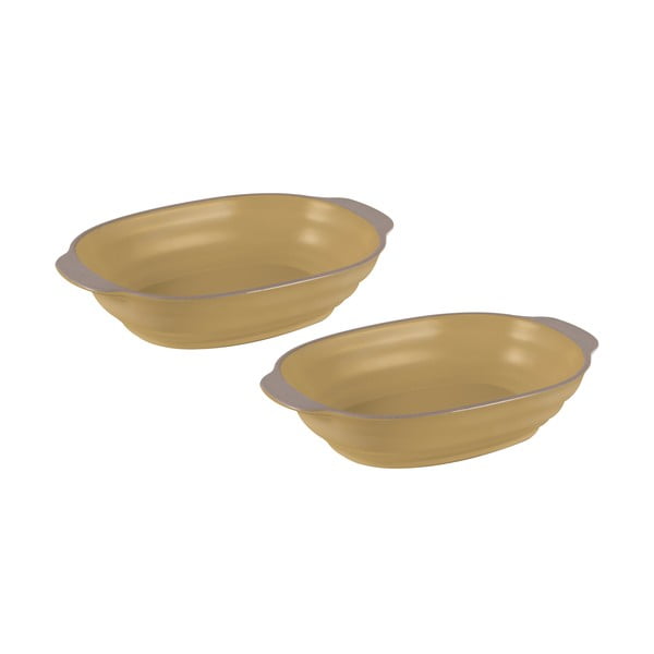 Kamionkowe naczynia do zapiekania zestaw 2 szt. 14x21 cm Clyde – Ladelle