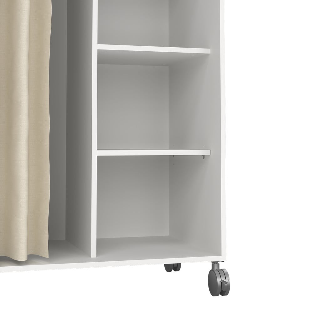 Biało-beżowa szafa 100x160 cm Kit – Tvilum (zdjęcie 9)