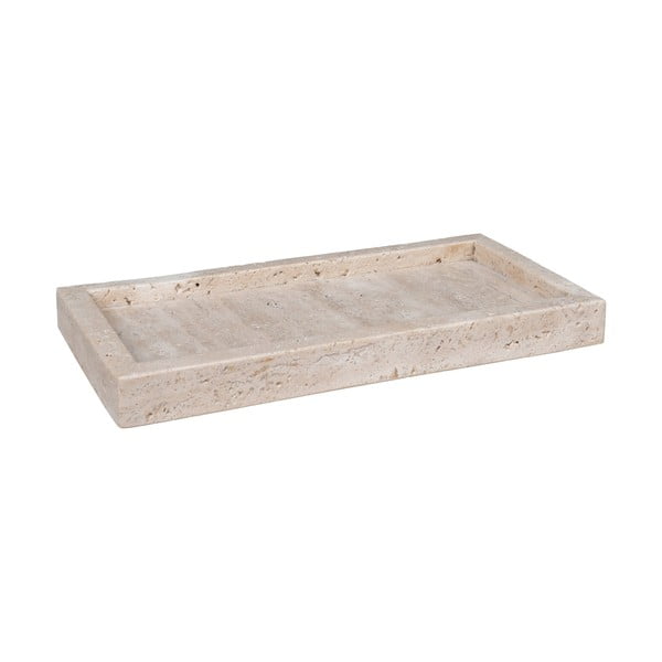 Kamienna taca dekoracyjna 15x30,5 cm Travertine – House Nordic-image-2