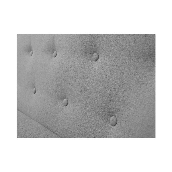 Jasnoszara sofa 2-osobowa z brązowymi nogami Mazzini Sofas Piemont-image-4