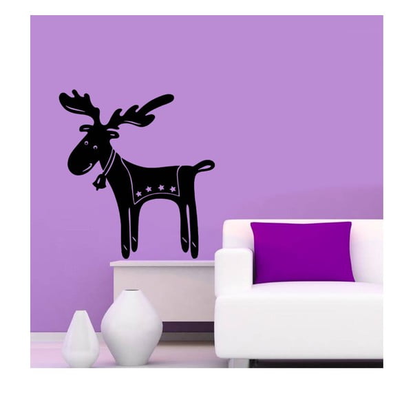 Naklejka na ścianę Reindeer, 42x26 cm