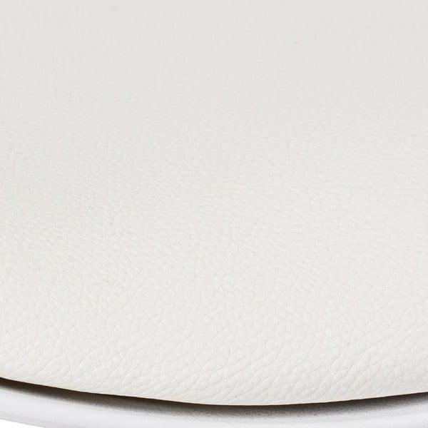 Białe hokery z imitacji skóry z regulowaną wysokością zestaw 2 szt. (wysokość siedziska 56,5 cm) – Casa Selección-image-1