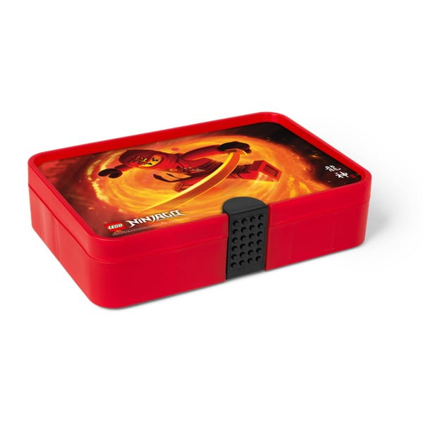 Czerwony pojemnik z przegródkami LEGO® Ninjago