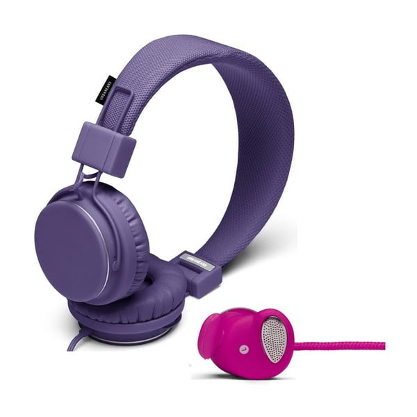 Słuchawki Plattan Lilac + słuchawki Medis Raspberry GRATIS
