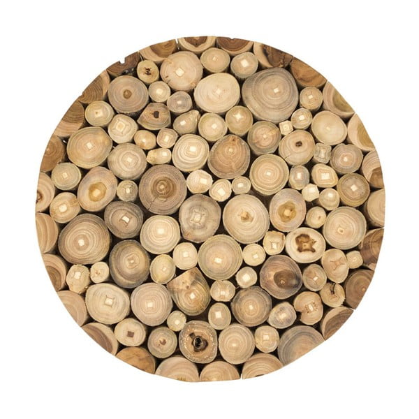 Obraz z drewna tekowego Moycor Spheres, ⌀ 40 cm