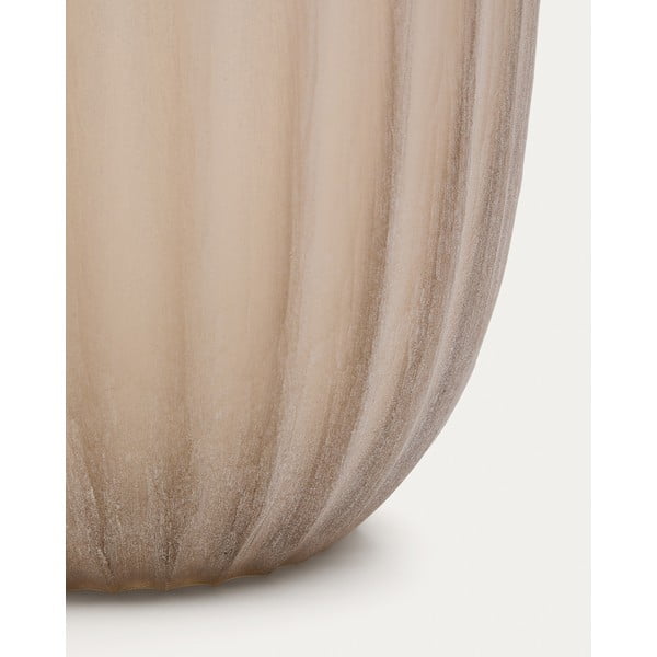Beżowy szklany wazon (wysokość 27 cm) Lumia – Kave Home-image-3