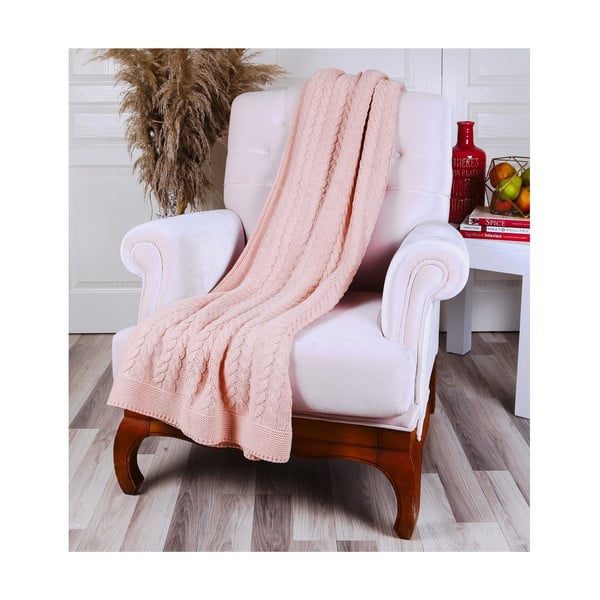 Różowa narzuta Homemania Decor Tufalo, 130x170 cm-image-1