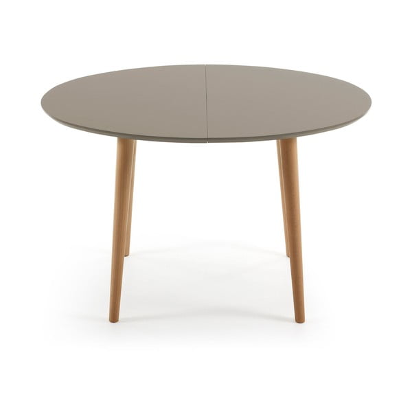 Stół rozkładany do jadalni z drewna bukowego Kave Home Oakland, 120 x 90 cm-image-1