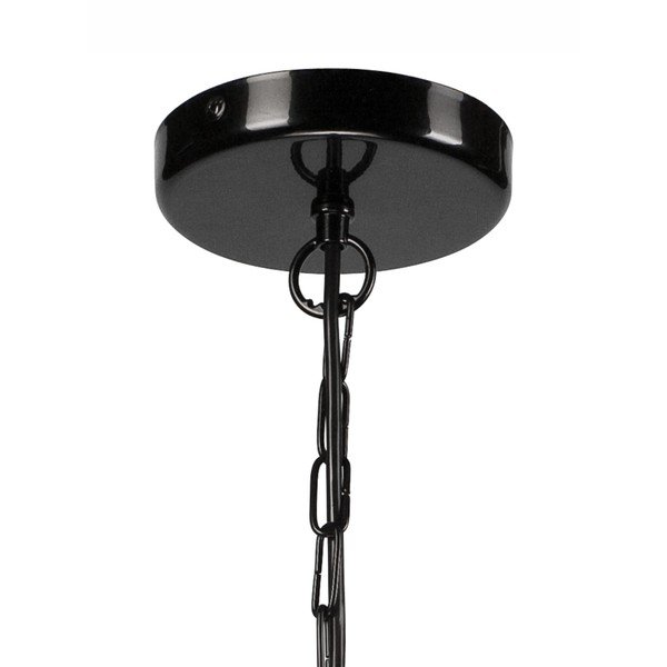 Czarna lampa wisząca − LAMKUR-image-4