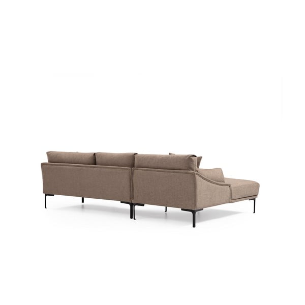 Beżowa sofa narożna Artie Leo, lewy narożnik-image-2