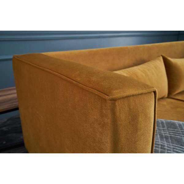 Żółta sofa 197 cm Ardosa – Artie-image-1