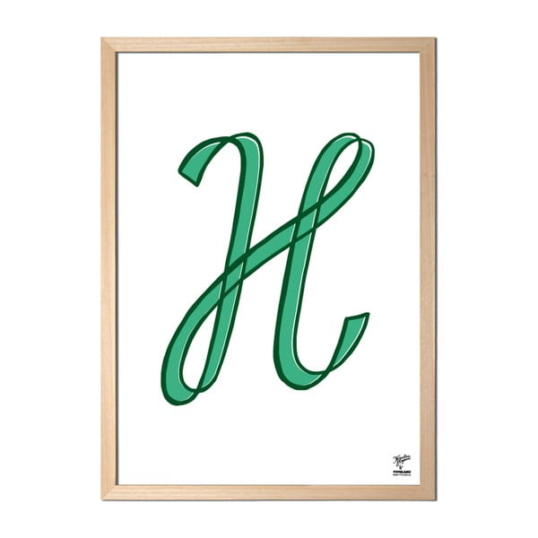 Plakat H designed by Karolina Stryková
