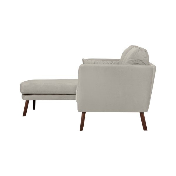 Jasnobeżowa sofa 3-osobowa Mazzini Sofas Elena, z szezlongiem po lewej stronie-image-4