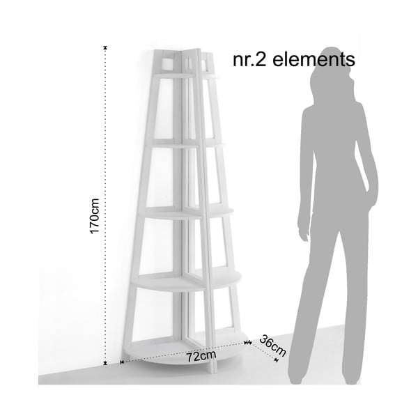 Regał narożny Tomasucci Varm-image-3