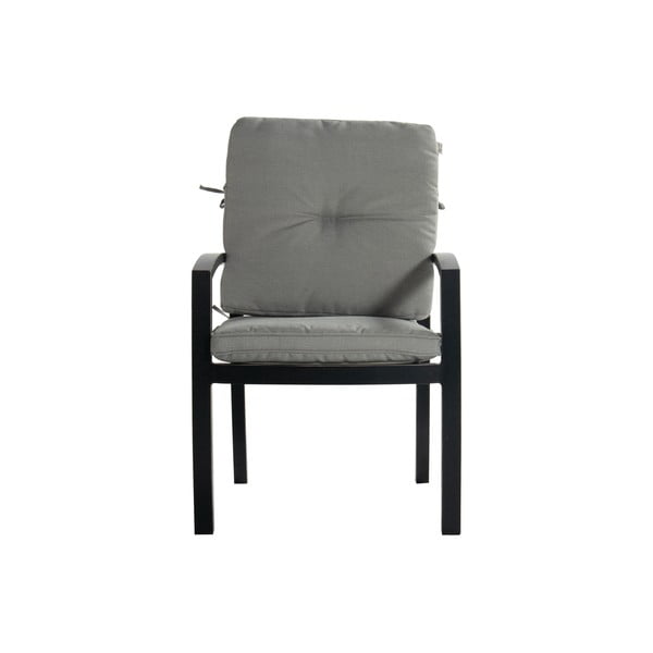 Szare metalowe krzesło ogrodowe Rosario – Hartman-image-2