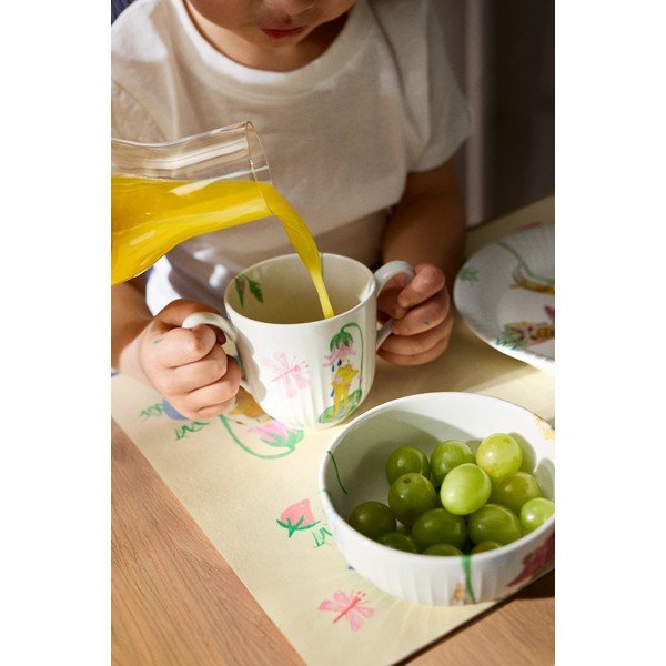 Porcelanowy zestaw naczyń dla dzieci 3 szt. Hammershøi Kids – Kähler Design-image-4
