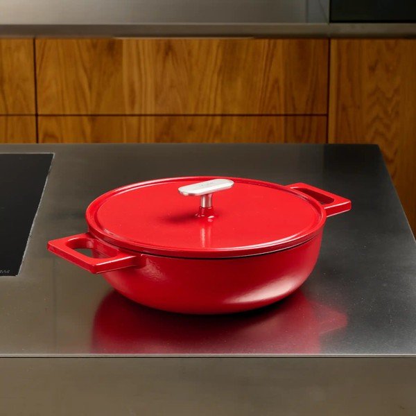 Patelnia z pokrywką żeliwna ø 26 cm tegame Mattia 3.0 – FABINI-image-4