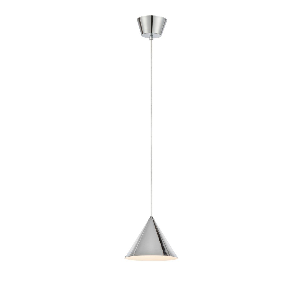 Metalowa lampa wisząca w kolorze srebra z metalowym kloszem ø 19 cm Tip – Markslöjd
