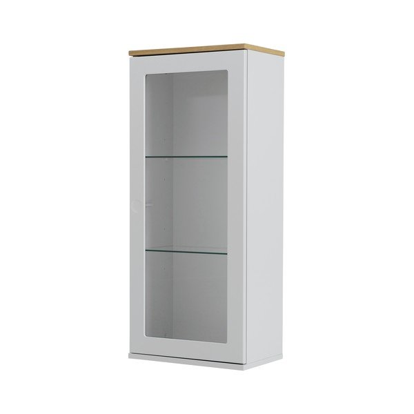 Biała 1-drzwiowa witryna Tenzo Dot, wys. 95 cm-image-2