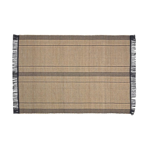 Czarno-naturalny dwustronny dywan z wodorostów 160x230 cm Brunilda – Kave Home