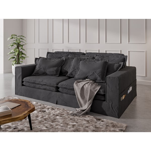 Antracytowa sofa 236 cm Nora – Ropez-image-3