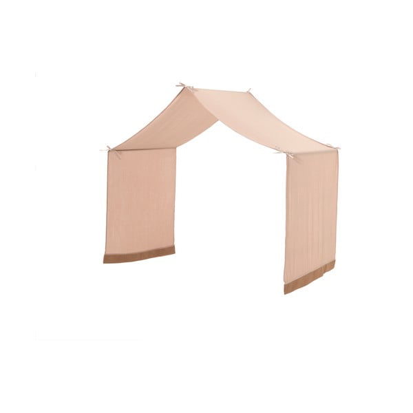 Jasnobrązowa bawełniana zasłona dziecięca do łóżka 86x414 cm Forrest – Vipack