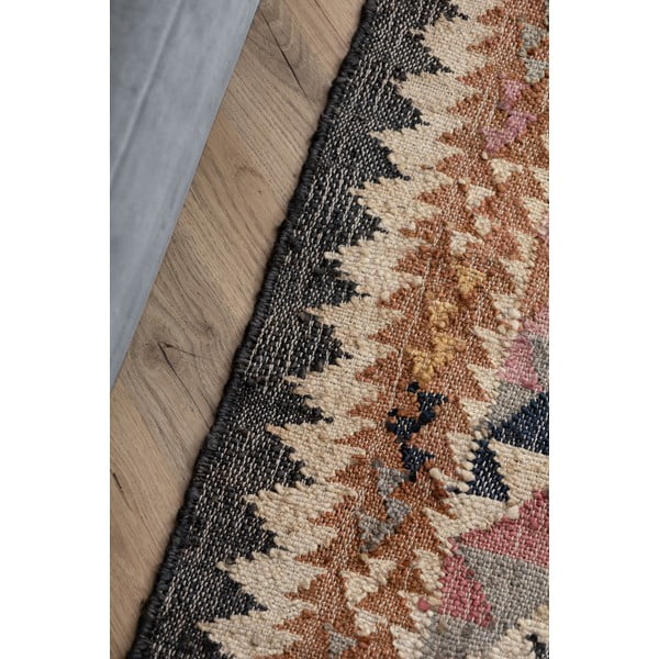 Szary dywan z juty tkany ręcznie 200x300 cm Roya Parsa – Elle Decoration-image-4