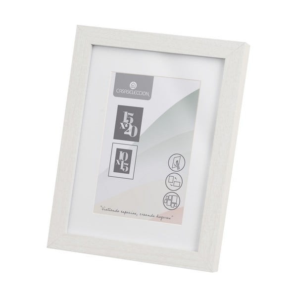 Biała ramka stojąca/ścienna 17,5x22,5 cm Sencillo – Casa Selección