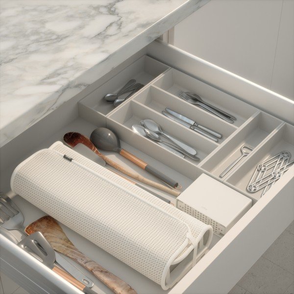 Beżowa plastikowa podkładka do naczyń 61x43 cm Udry – Umbra-image-4